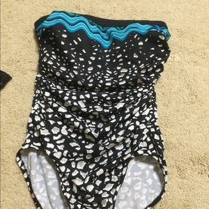 Maxine one piece strapless swimsuit